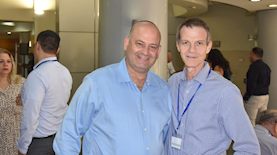 רו"ח שחר זיו, מנכ"ל BDO, וזהר ינון, מנכ"ל אוניברסיטת בר אילן, צילום: דוברות אוניברסיטת בר אילן